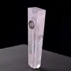 Wholesale Precious Rose Pink Crystal Smoking Pipes Carved Tobacco Wand