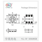 Epistar Chip Outdoor Light Source 0.5w 5050 Rgb Smd Led Datasheet