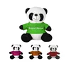 Brand LOGO Custom cute plush panda teddy bear toy with t shirts Wholesale cheap soft kids toy plush stuffed panda