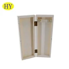 Christmas wood gift packaging box custom unfinished gift packaging box