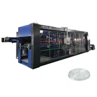 auto cup lid blister plate frp plastic vacuum forming machine