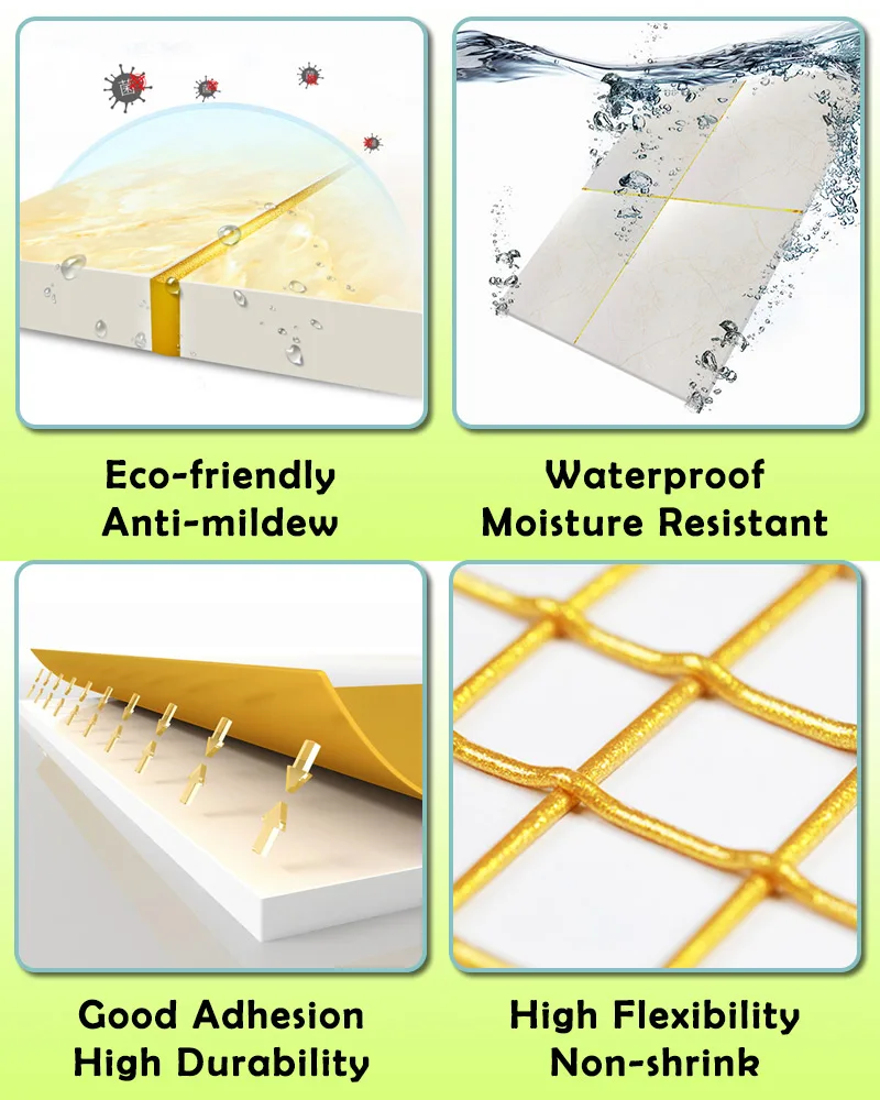 Easy To Operate Two-Part Water Tight Ageing Resistance Lechada Grout For Interior Decoration