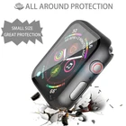 For iWatch Apple Watch Series 4 5 6 40/44mm 3d high clear anti shock custom watch tempered glass screen protector