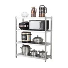 Kitchen Food Premium storage holders racks stainless steel dish shelf