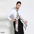 wholesale women silk long scarf twill neck head accessory tie hot