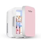 6L 220v plastic mini bar fridge latest electric car refrigerator freezer