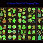 Tattoo Wholesale Body Temporary Tattoo Sticker Skin Glow In The Dark Christmas Body Tattoo