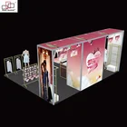 10ft 20ft Modular Clothing Exhibition LED Light Box Display Stand