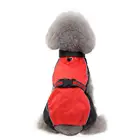 Polyester 2019 New Arriving Wholesale Fashion Style Stitching Color Waterproof Dog Raincoat Clothes