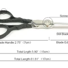 New Fashion Salon Barber Tools Japanese Cobalt Steel Cutting Shear Hair Scissors Set