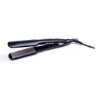 Iron titanium professional curling electric brush hair straightener