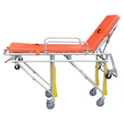 Professional medical folding ambulance stretcher, stretcher with wheels