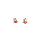 Wholesale Hot Selling High Quality Trendy Fashion 316L Stainless Steel Cartoon Unicorn Necklaces And Earrings Jewelry Sets