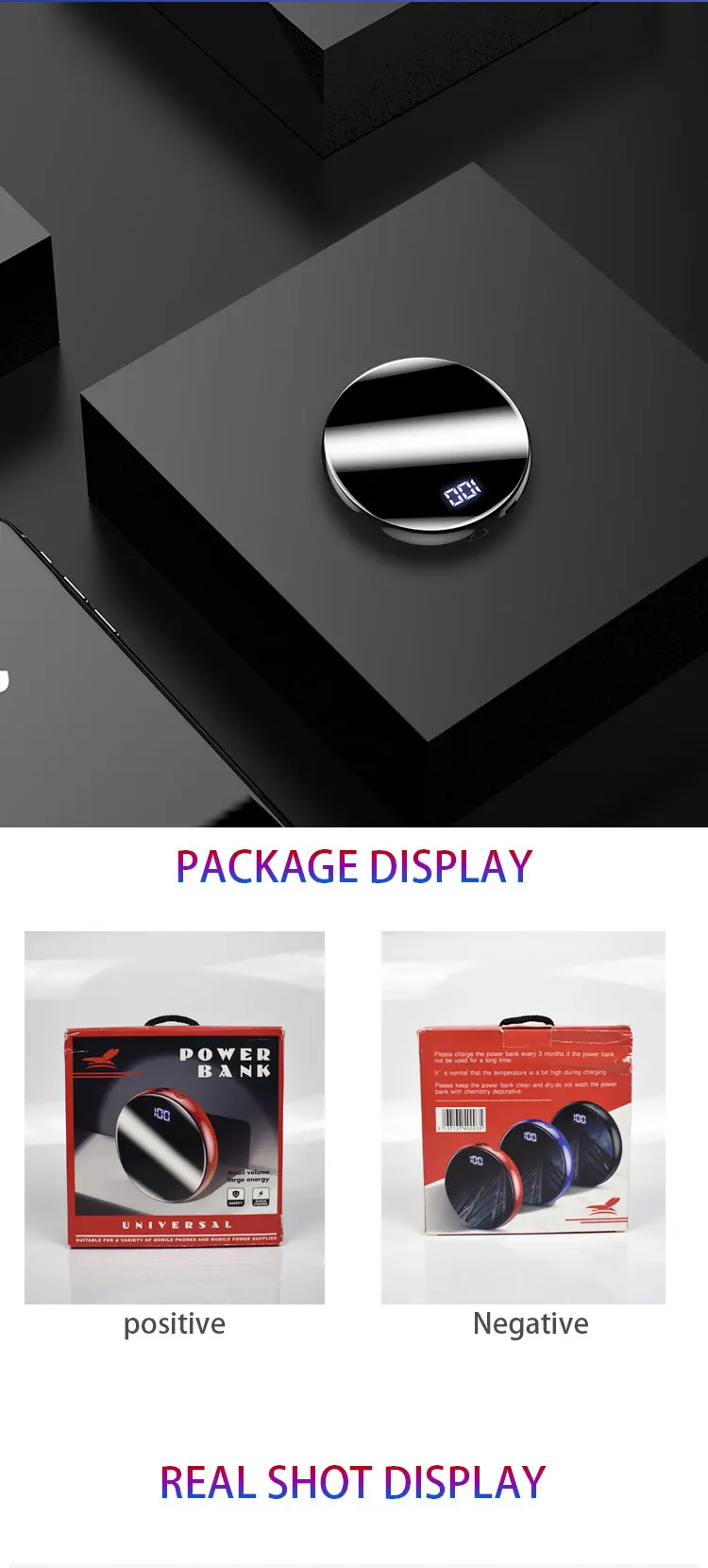 portable 10000mah lithium battery DC Dual USB 5v.1a mini pocket digital power bank for mobile - ANKUX.COM