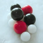 Solid Red Black White POM Walk On Water Plastic Ball 18mm
