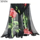Beautiful Scarf Scarf Woman Beautiful Colors 100% Pure Silk Long Silk Chiffon Scarf For Women