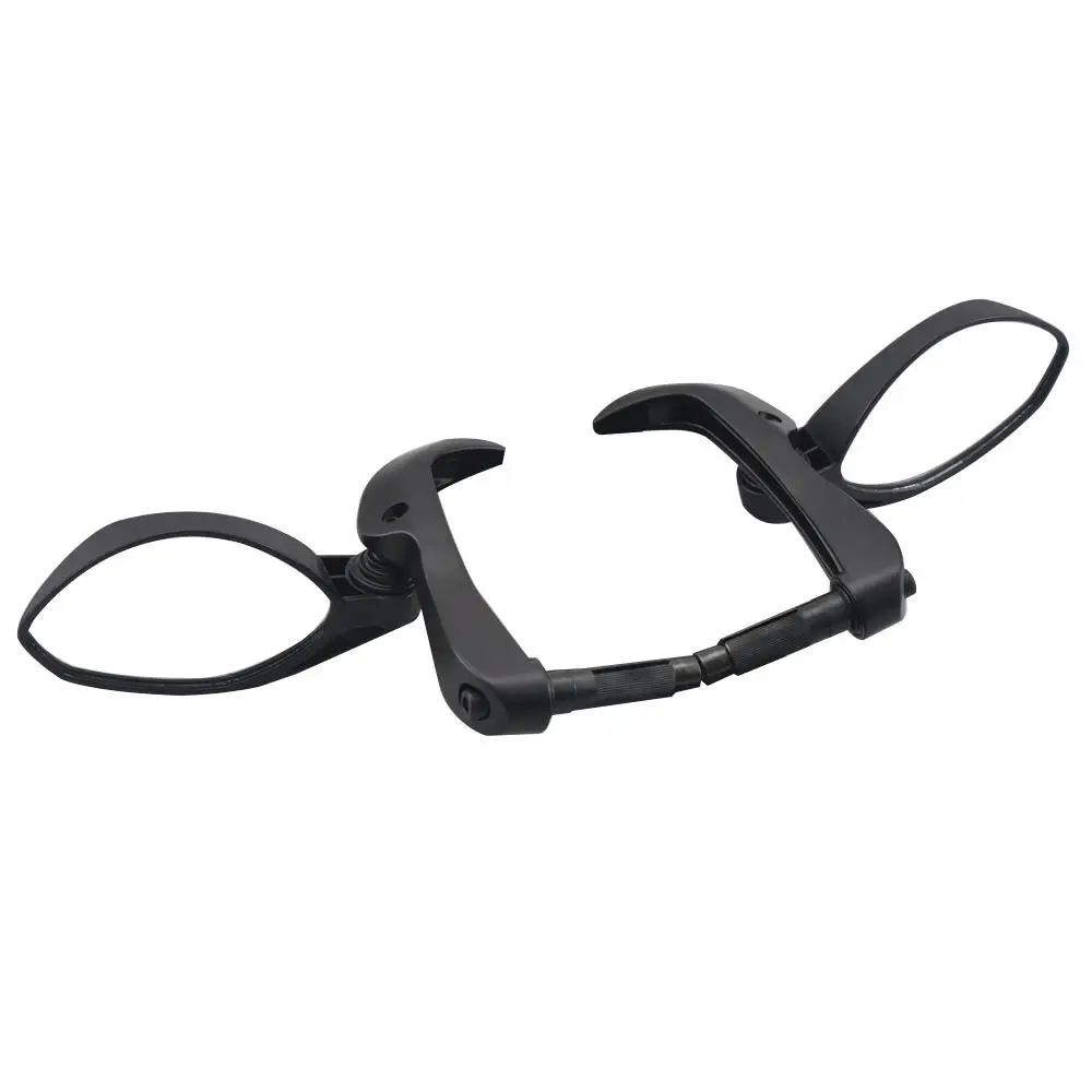 L&R Black Universal Motorcycle 22mm Handguard Protect with Side Rear View Mirrors Ultra Low Wholesale Price