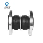 Huayuan hot sale pipe joint Double ball sphere rubber flexible joint for water / oil