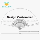Hand Fan Fans Folding Hand Fan Hot Sale OEM Service Bamboo Fabric Folding Hand Fan Pink Color African Hand Fans
