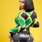 Onesie 2021 Women's Sleepwear Jamaica Onesie With Butt Flap For Women