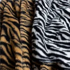 Garment Garment Custom Garment Warm And Sensible 100% Polyester Animal Printed Faux Fur Fabric