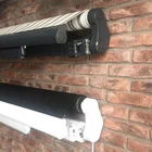 Motorized sun shades front door sky folding canopy