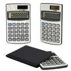 Supplies Office Supplies Rubber Coat Protective Metal Face 8-digit Electronic Promotional Gift Solar Pocket Calculator