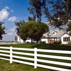 Horse Farm Fence High Quality Factory Directly PVC 3 Rails Farm And Horse Fence