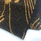 Logo Customization Spandex Jacquard Fabric Metallic Nylon Knitted And Elastane High Quality