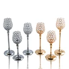 Metal candlestick plating American crafts home decoration candlestick handmade candle holder