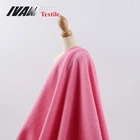 Latest design comfortable Indian women dress CVC french terry brushed cotton polyester knit fabric