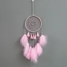 Colorful Handmade Indian Feather Wall Hanging Dream Catchers, Bedroom Home Decor Ornaments Craft Gifts