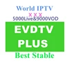 EVDTV PLUS Full world UK VIP Sports Iran USA Arabic iptv 1 3 6 12 months iptv subscription free code x x x iptv reseller panel