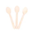 China supplier wholesale food grade Smooth and polished birch wooden disposable spoon wooden spoon