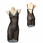 Ladies Sexy Embroidery Lingerie Bra Thong Shorty and nighties Dress Stock