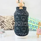 New Products winter large Quilted Padded dog puffer coat with hat