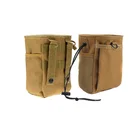 Tactical Eco Molle Waist Small Canvas Travel Waterproof Nylon Gift Bag Pouch with D Ring Zipper
