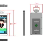 With Monitor Smart Public Forehead Body Facial Recognition With Temperature Monitor Display Temperature Measuring Device