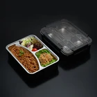 4 Compartment Water heated Stainless Steel Lunch Box