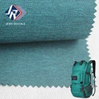 Wear resistant PU coating plain woven 100% polyester oxford 600D black yarn cationic fabric