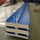 PU board Rock wool sandwich panel insulated metal roofing sheet
