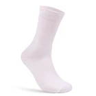 AGRADECIDO Pure Color Mens Ankle Cotton Striped Dress Socks Business Socks