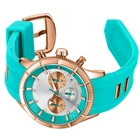 High Quality Luxury Brand Rose Gold Fashion Lady Sport Wrist watch Quartz Chronograph Women Watches