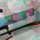 Small MOQ home textile wholesale soft digital print 100% polyester satin bermudas fabric for beach shorts