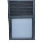 aluminium metal window shutters and casement window for negeria