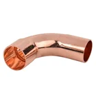 Logo Customization 90 Elbow Copper OEM Quality Guaranteed Welding 90 Dgreee Elbow Long Radius Copper Fitting