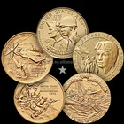 Military challenge Coin Custom Antique Cold Soft Enamel Challenge Coin