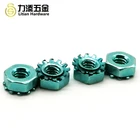 China factory wholesale carbon steel galvanized 5/16 K washer nut