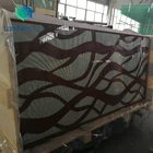 Glass Tempered Print Glass Silk Screen Printing Tempered Laminated Glass Building