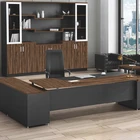 steel foshan metal swivel chair counter design classic boss table office furniture